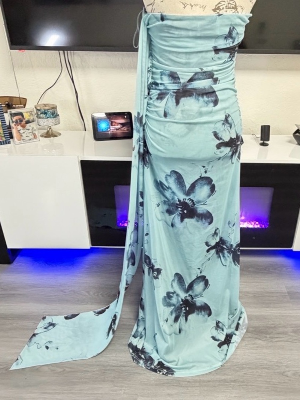 β¨ Peppermayo Floral Mesh Maxi Dress - Size S / US 4 (Like New) β¨ - Picture 5 of 16